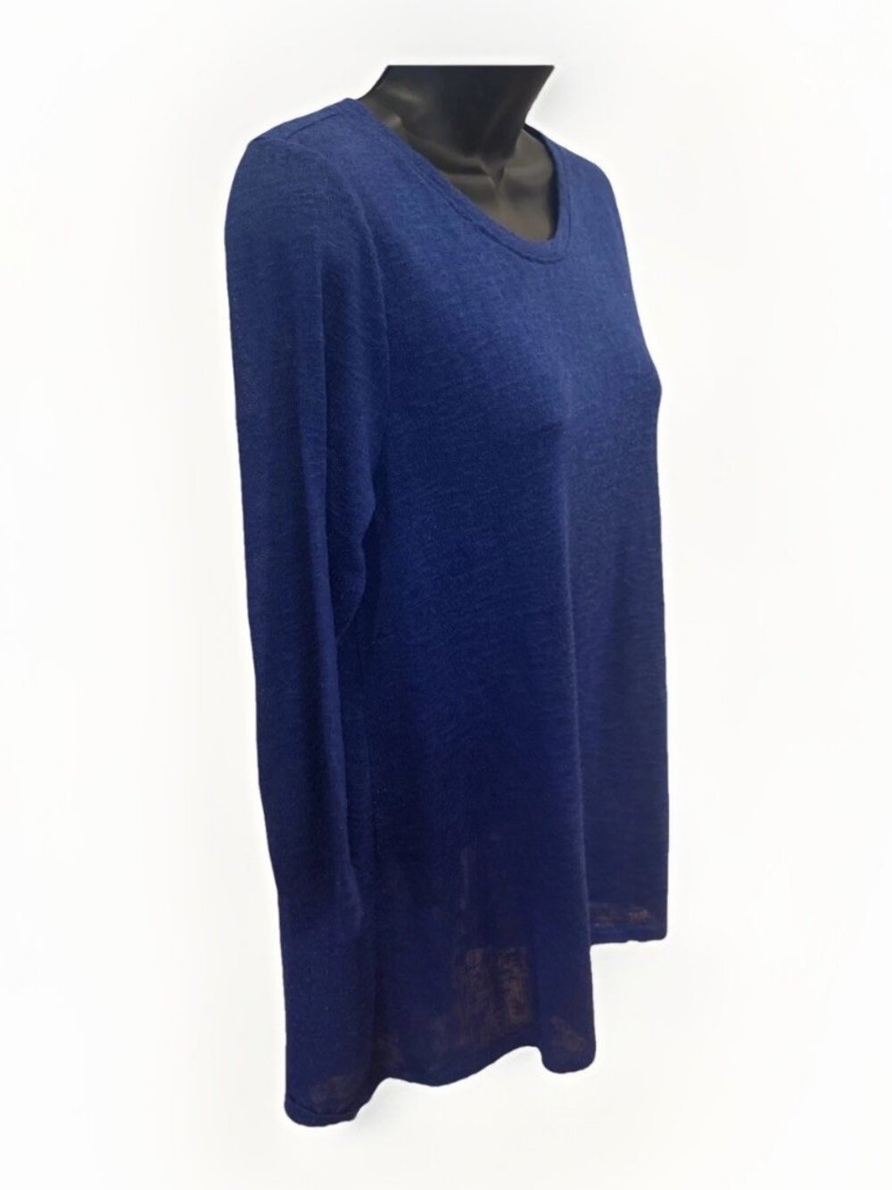 Philosophy Blue 3/4 Sleeve Sweater Shirt Medium